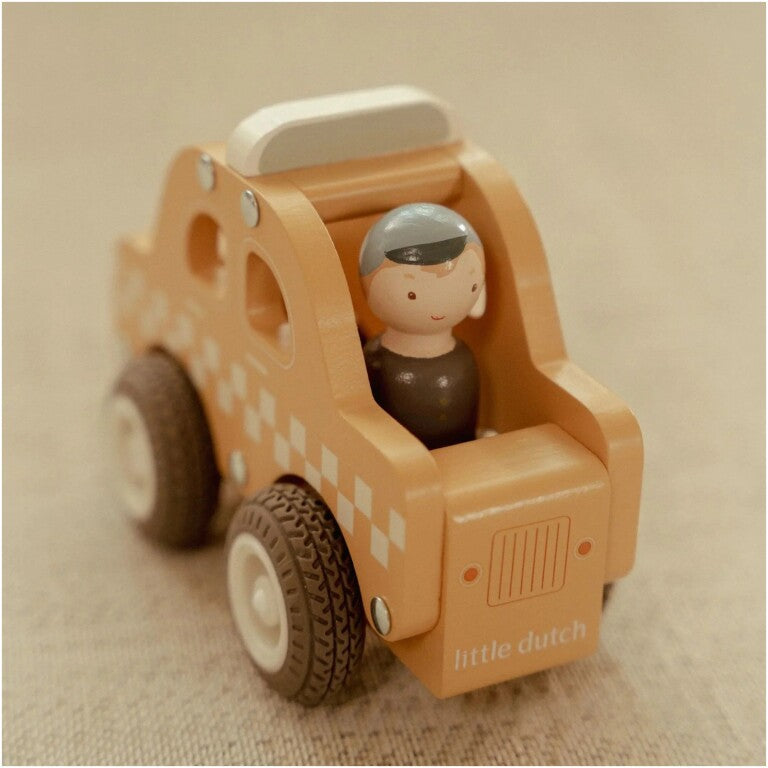 Wooden taxi