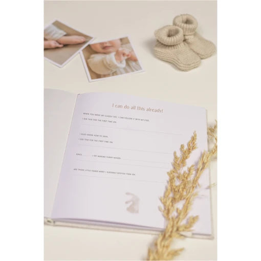 First Baby Bunny Memory Book