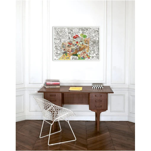 Giant colouring poster – Kids Life