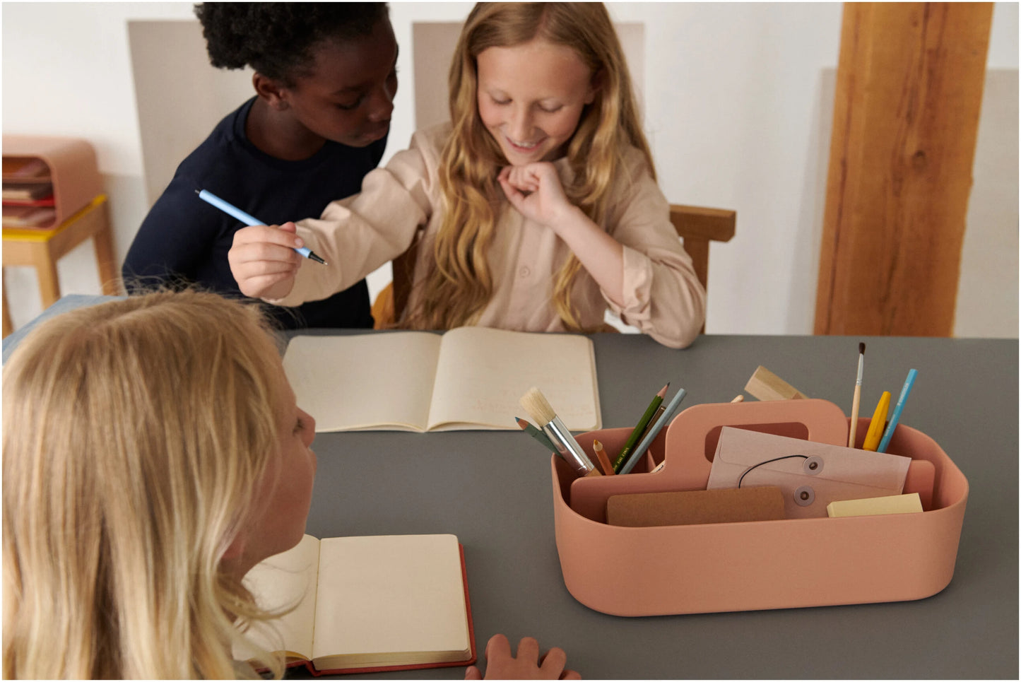 Valeria storage caddy- Rose