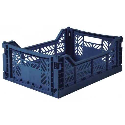 Midi folding Crate – Navy