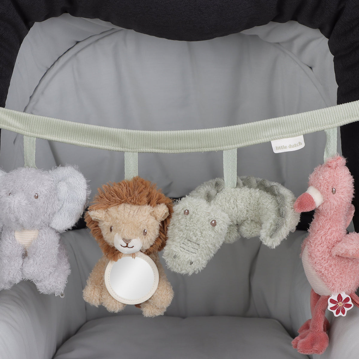 Safari Friends stroller fabric garland