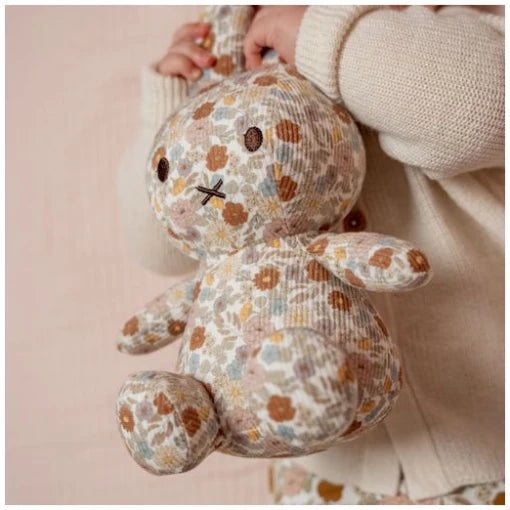 Cuddly toy miffy Vintage Little Flowers all-over 35 cm
