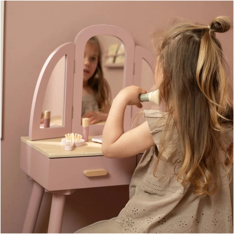Wooden dressing table – Pink