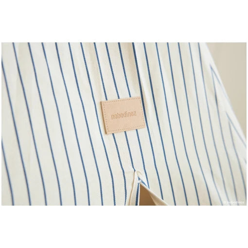 Arizona teepee • blue thin stripes natural
