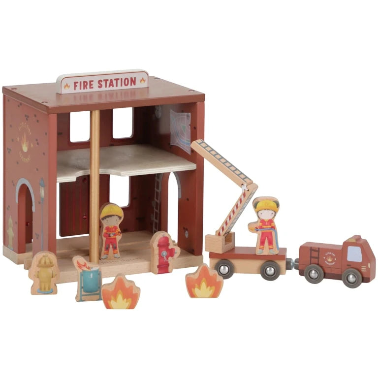 Wooden fire station