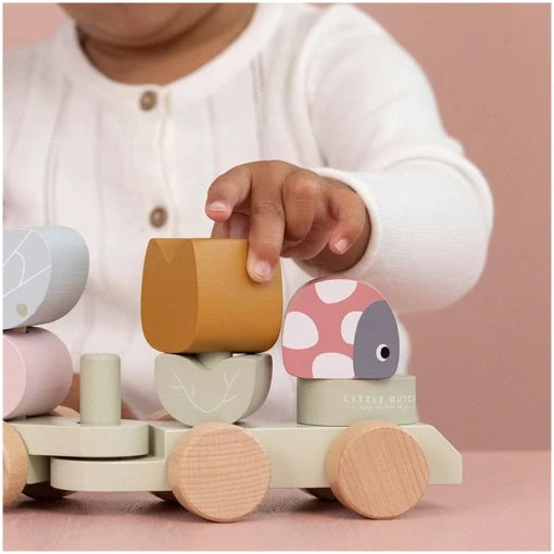 Stacking Train Flowers & Butterflies