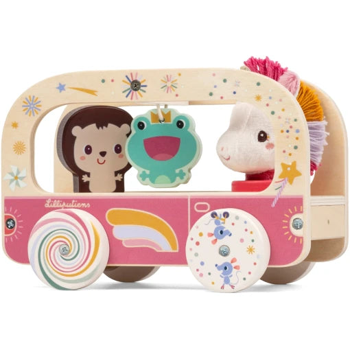 Magical wooden bus – Lena the Unicorn