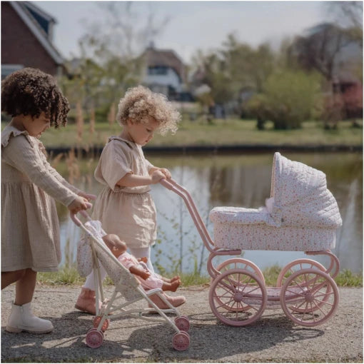 Doll stroller – Soft Flowers