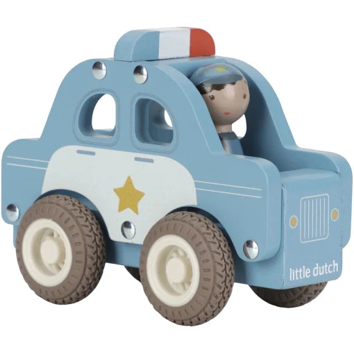 Wooden patrol car