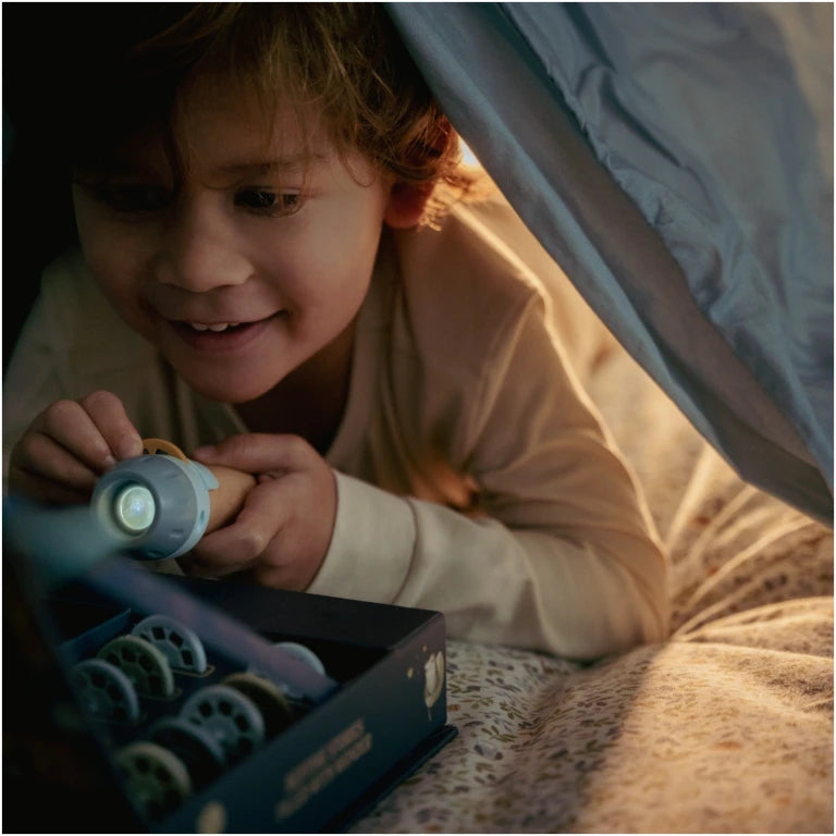 Stories Projector flashlight blue