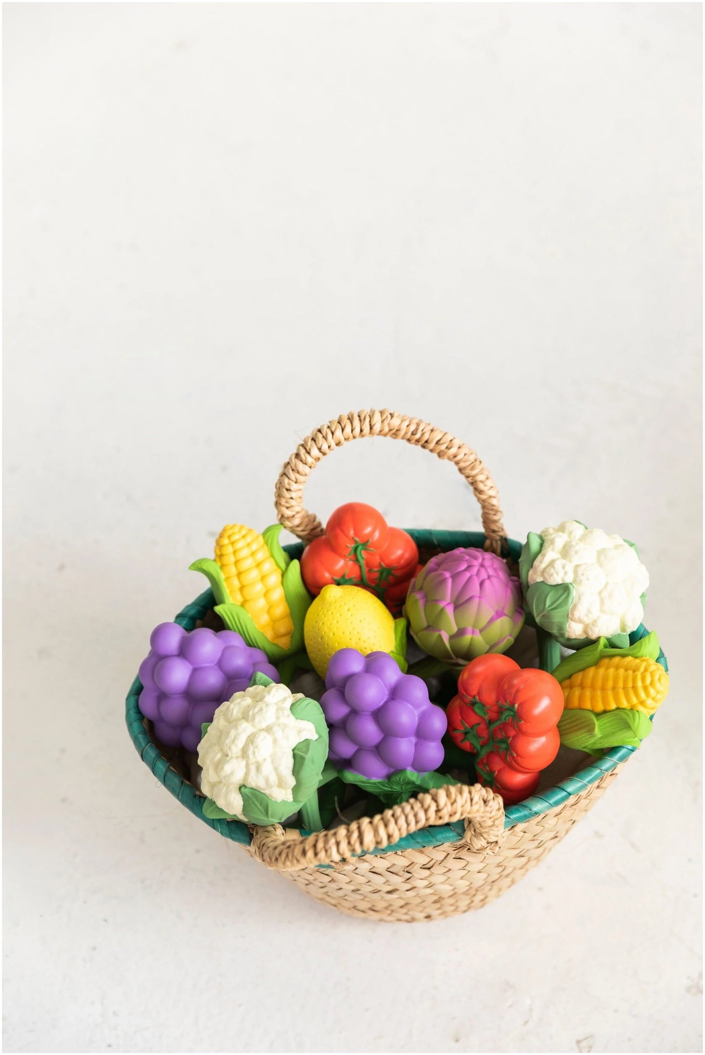 Corn rattle-teething toy