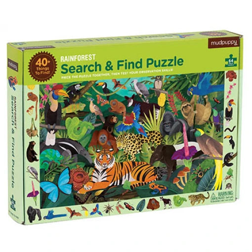 Rainforest Search & Find Puzzle
