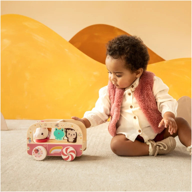 Magical wooden fire truck – Jack the Lion