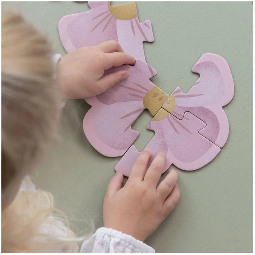 6 in 1 Puzzles Flowers & Butterflies