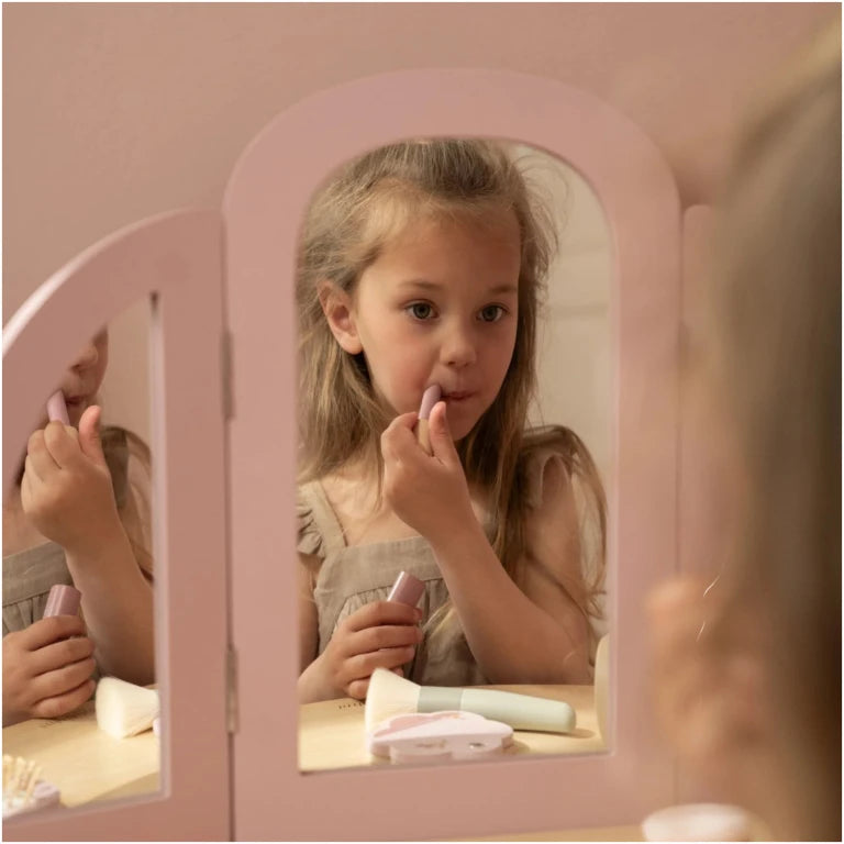 Wooden dressing table – Pink