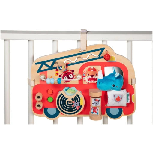 Wooden activity board Fire truck
