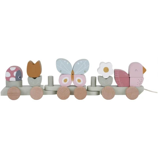Stacking Train Flowers & Butterflies