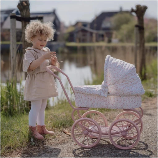 Doll stroller – Soft Flowers