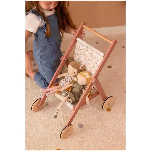 Doll stroller Flowers & Butterflies