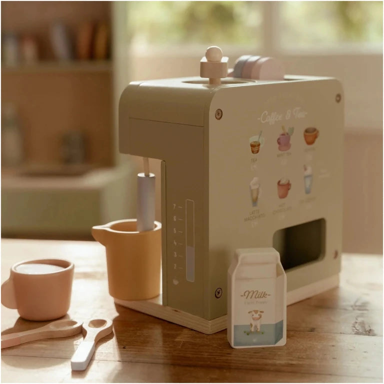 Wooden espresso machine