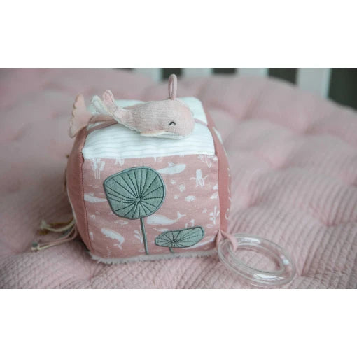 Soft activity cube Ocean Pink