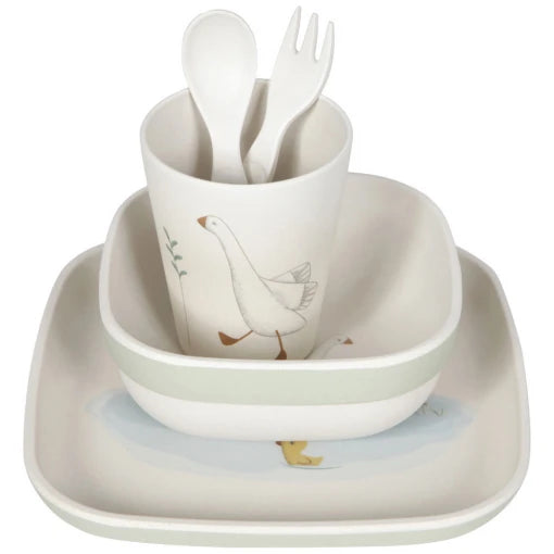 Bamboo Tableware Set Little Goose