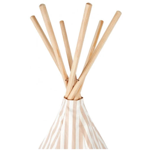 Arizona teepee • taupe stripes natural