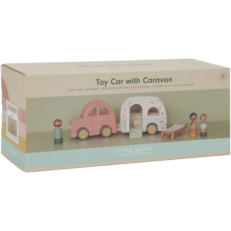 Toy Car with Caravan