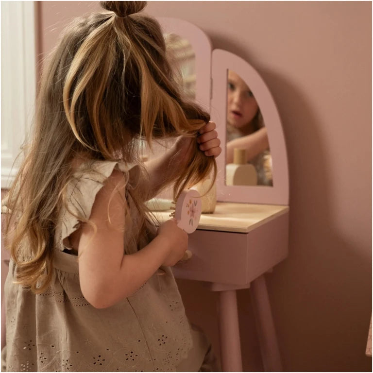 Wooden dressing table – Pink