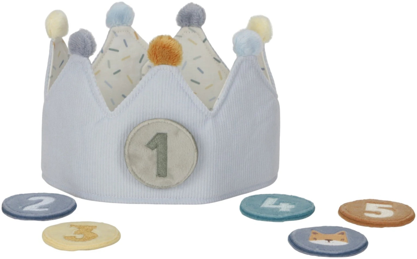 Birthday Crown with Numbers Blue