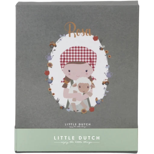 Cuddle doll Farmer Rosa with sheep 35cm