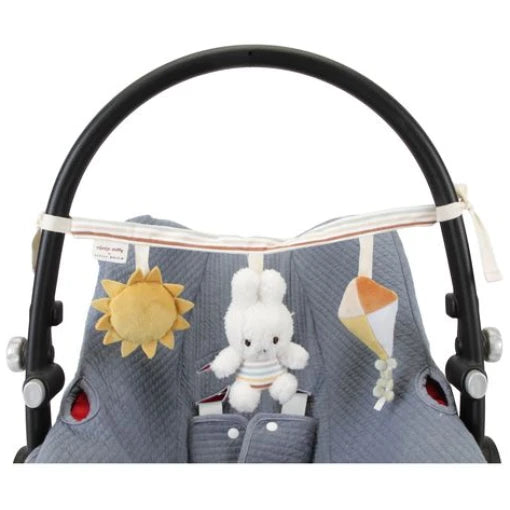 Miffy stroller toy chain Vintage Sunny Stripes