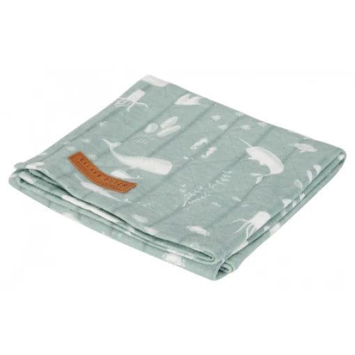 Swaddle 120 x 120 Ocean Mint