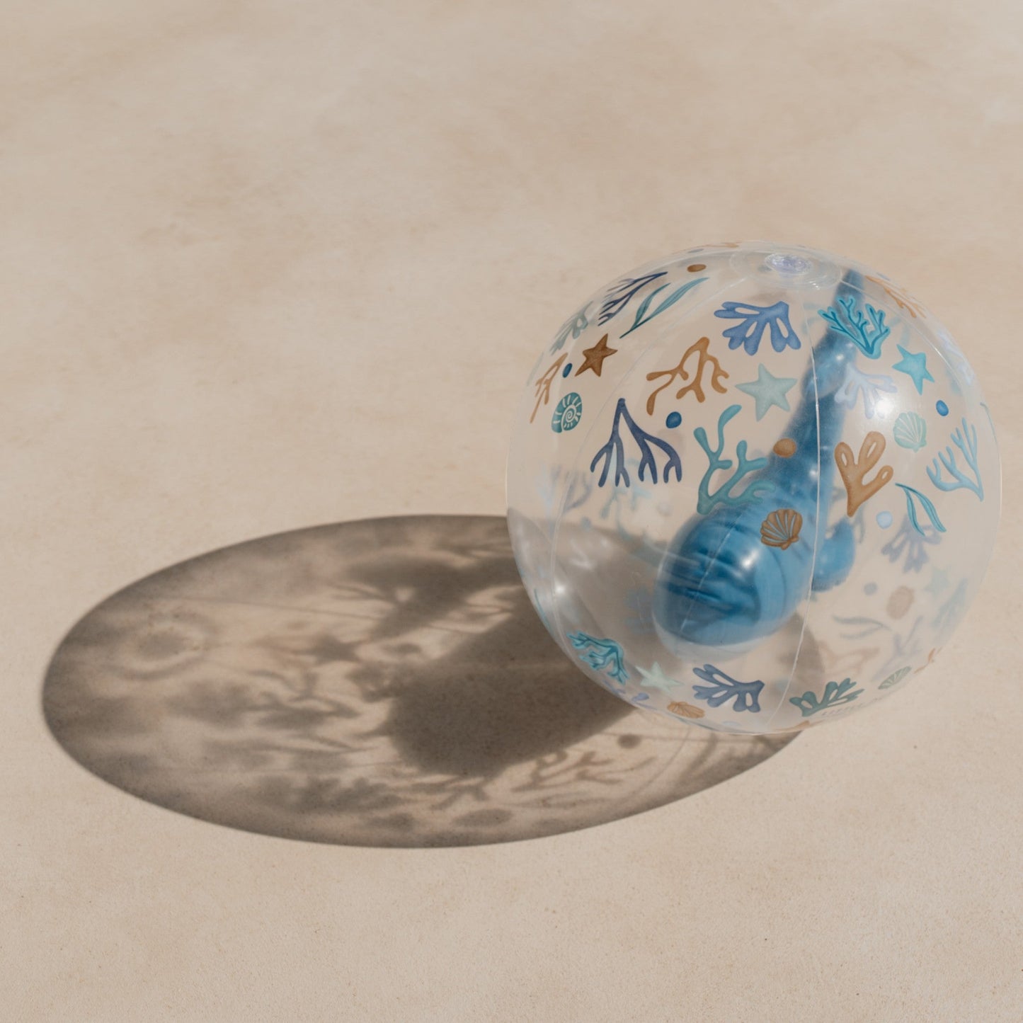 3D Ocean Dreams Beach Ball Blue