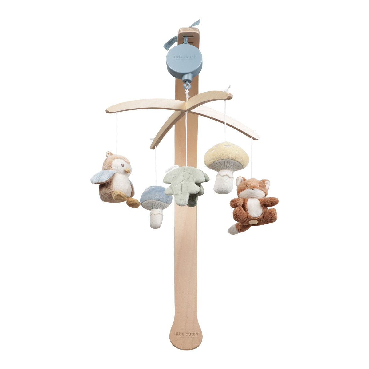 Forest Friends wooden bed mobile