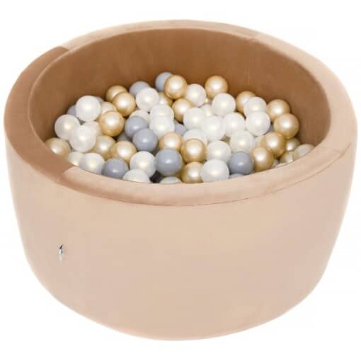 Gold Velvet Ball Pit 90×40 | Shimmer