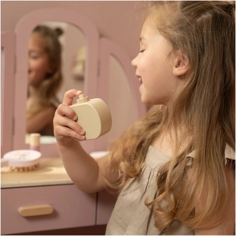 Wooden dressing table – Pink