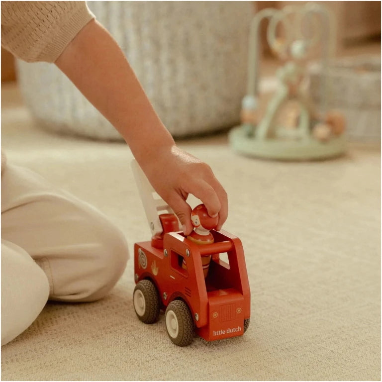 Wooden fire truck