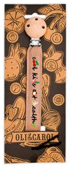 Pacifier/teething toy clip