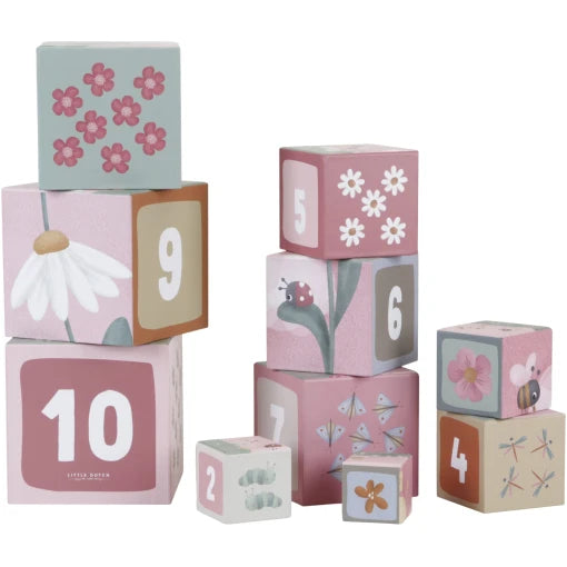 Flowers & Butterflies Building Blocks