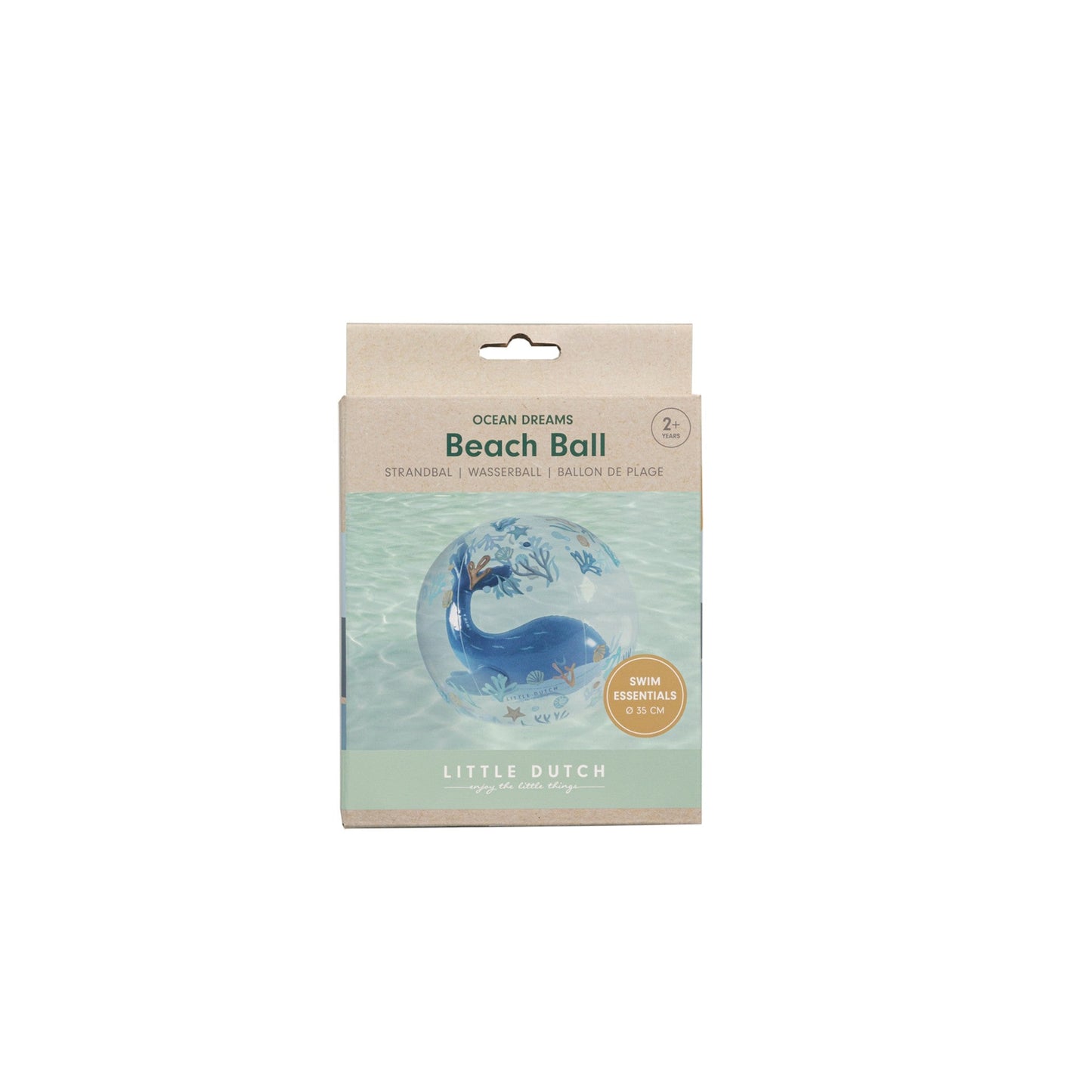 3D Ocean Dreams Beach Ball Blue