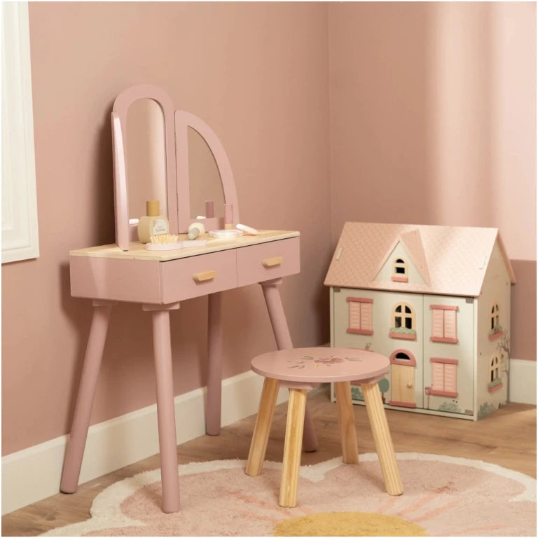 Wooden dressing table – Pink