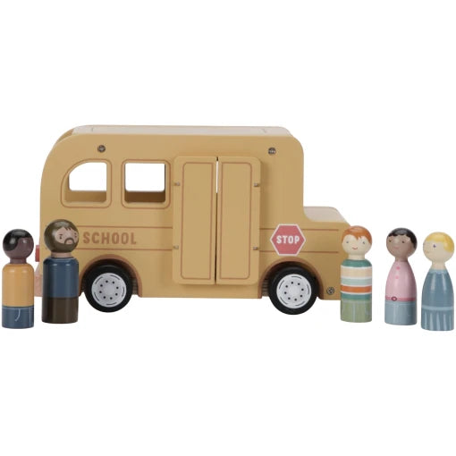 School Bus with Figures