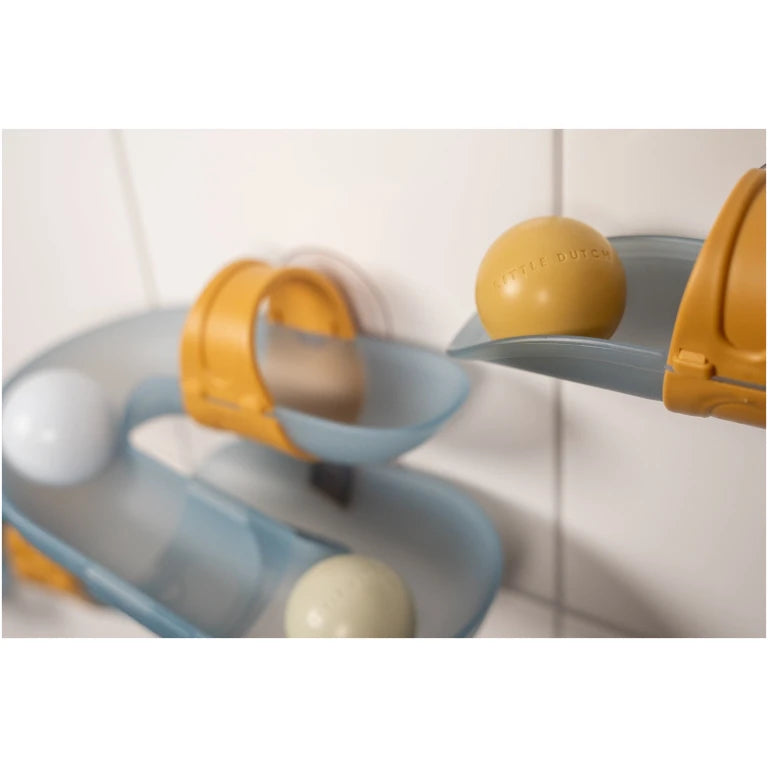 Bathtub ball track Blue