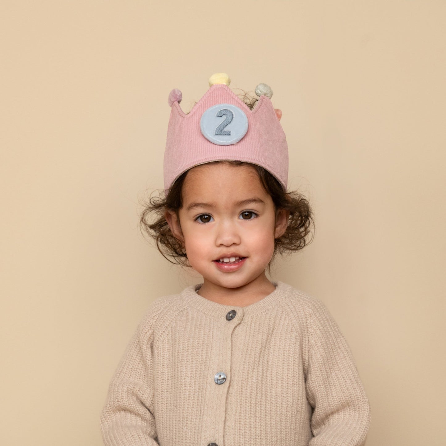Birthday Crown with Numbers Pink