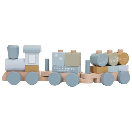 Stacking Train Ocean Blue