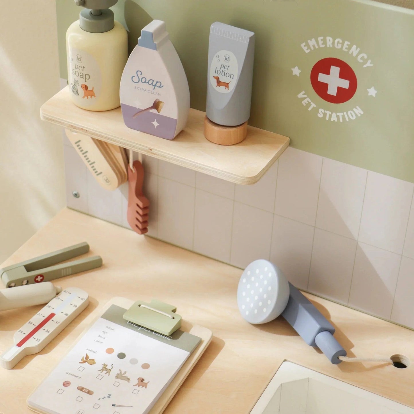 Wooden veterinary clinic