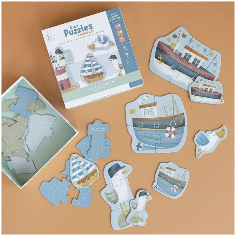 6 in 1 Puzzles Sailors Bay
