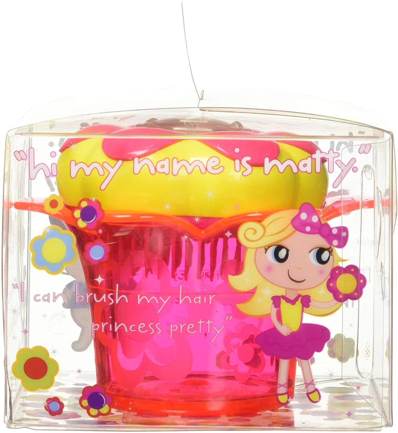 Tangle Teezer Magic Flowerpot Hairbrush for Kids, Princess Pink